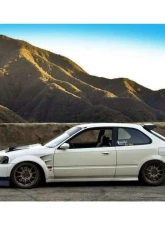 Charge Speed FRP D-1 Style 30mm Wide Body Front Fenders 4PCS Honda Civic 1999-2000                                     - BCHC99-CS218FF - Image 2