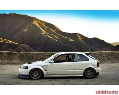 Charge Speed FRP D-1 Style 30mm Wide Body Front Fenders 4PCS Honda Civic 1999-2000 - BCHC99-CS218FF