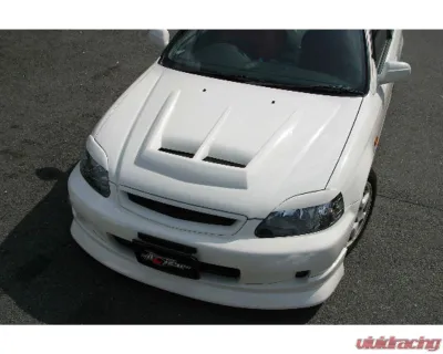 Charge Speed FRP Vented Hood Honda Civic 1999-2000 - BCHC99-CS218HFV