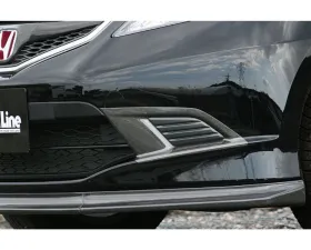 Charge Speed Carbon Front Bumper Side Cowls Pair Honda Fit | Jazz 2009-2010