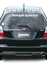 Charge Speed Carbon Rear Center Diffuser Honda Fit | Jazz 2009-2010                                     - BCHF09-CS3016RDC - Image 3