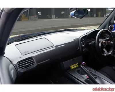Charge Speed OEM Carbon Dashboard Cover RHD - JDM Plain Weave Honda S2000 2000-2009 - BCHS00-CS330DBC