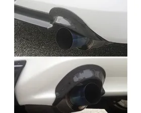 Charge Speed Carbon Exhaust Tip Heat Shields Pair Honda S2000 2000-2004