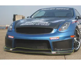 Charge Speed Carbon Front Bumper Cowl Kit 3PCS Infiniti G35 Coupe 2003-2007