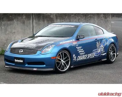 Charge Speed Bottom Line Carbon Full Lip Kit 5PCS Infiniti G35 Coupe 2003-2005 - BCIG03-CS695FLKC
