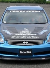 Charge Speed Bottom Line Carbon Full Lip Kit 5PCS Infiniti G35 Coupe 2003-2005                                     - BCIG03-CS695FLKC - Image 2