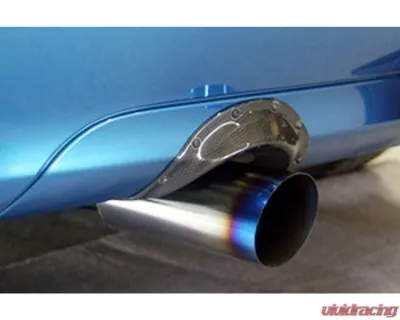 Charge Speed Carbon Exhaust Tip Heat Shields Pair Infiniti G35 Coupe 2003-2007 - BCIG03-CS695HSC