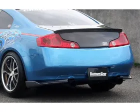 Charge Speed Bottom Line Carbon Rear Caps Pair Infiniti G35 Coupe 2003-2007
