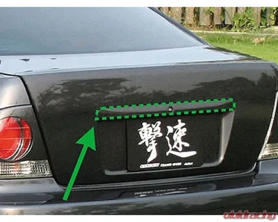 Charge Speed Carbon Trunk Finisher / License Plate Lamp Cover Lexus IS300 2000-2005 - BCLI00-CS899TFC