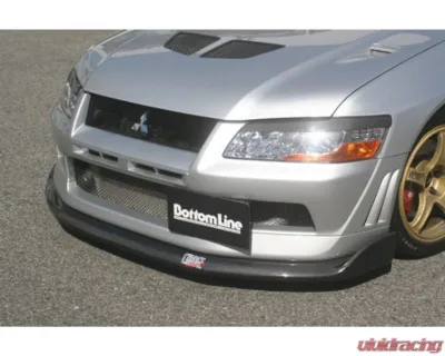 Charge Speed Bottom Line Carbon Front Lip Mitsubishi Lancer Evo VII 2002 - BCML02-CS423FLC