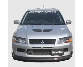 Charge Speed Bottom Line FRP Front Lip Mitsubishi Lancer Evo VII 2002