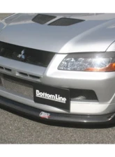 Charge Speed Bottom Line Carbon Full Lip Kit 5PCS Mitsubishi Lancer Evo VII 2002                                     - BCML02-CS423FLKC - Image 2