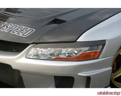 ChargeSpeed Carbon Eye Line (Pair) Mitsubishi Lancer Evo VII | VIII | IX 2002-2007 - BCML02-CS424EBC