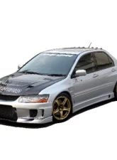 Charge Speed Type-2 Full Kit w/ Carbon Rear Bumper Mitsubishi Lancer Evo VII | VIII | IX 2002-2007                                     - BCML02-CS424FK9C - Image 4