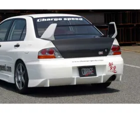 Charge Speed Carbon Type-2 Rear Bumper w/o Carbon Diffuser Mitsubishi Lancer Evo VII | VIII | IX 2002-2007