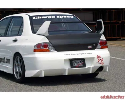 Charge Speed Carbon Type-2 Rear Bumper w/o Carbon Diffuser Mitsubishi Lancer Evo VII | VIII | IX 2002-2007 - BCML02-CS424RB