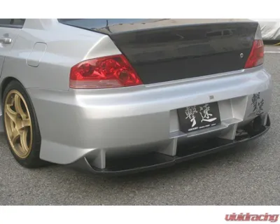 Charge Speed Carbon Type-2 Rear Bumper w/ Carbon Diffuser Mitsubishi Lancer Evo VII | VIII | IX 2002-2007 - BCML02-CS424RB2