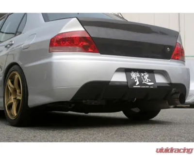 Charge Speed Carbon Rear Bumper Mitsubishi Lancer Evo VII | VIII | IX 2002-2007 - BCML02-CS424RB9C