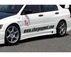 Charge Speed FRP Side Skirts Pair Mitsubishi Lancer Evo VII | VIII | IX 2002-2007
