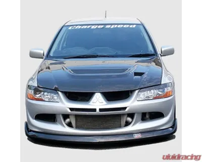 Charge Speed Bottom Line Carbon Front Lip Mitsubishi Lancer Evo VIII 2003-2005 - BCML03-CS424FLC