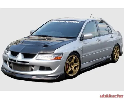 Charge Speed Bottom Line Carbon Full Lip Kit 5PCS Mitsubishi Lancer Evo VIII 2003-2005 - BCML03-CS424FLKC