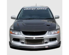 Charge Speed Bottom Line FRP Front Lip Mitsubishi Lancer Evo IX 2006-2007