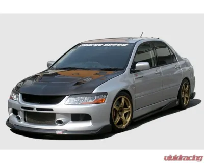 Charge Speed Bottom Line Carbon Full Lip Kit 5PCS Mitsubishi Lancer Evo IX 2006-2007 - BCML06-CS425FLKC