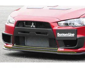 Charge Speed Carbon Front Air Dam Panel Mitsubishi Lancer Evo X 2008-2017