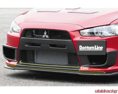 Charge Speed Carbon Front Air Dam Panel Mitsubishi Lancer Evo X 2008-2017 - BCML08-CS427ADPC