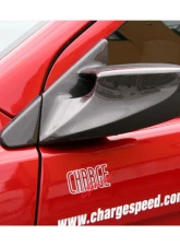 Charge Speed Carbon Aero Mirror Pair LHD Mitsubishi Lancer Evo X 2008-2017                                     - BCML08-CS427AMC - Image 2