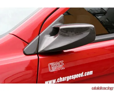 Charge Speed Carbon Aero Mirror Pair LHD Mitsubishi Lancer Evo X 2008-2017 - BCML08-CS427AMC