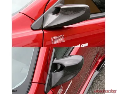 Charge Speed Carbon Aero Mirror Pair LHD Mitsubishi Lancer Evo X 2008-2017 - BCML08-CS427AMC