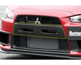 Charge Speed Carbon Front Bumper Center Garnish Mitsubishi Lancer Evo X 2008-2017