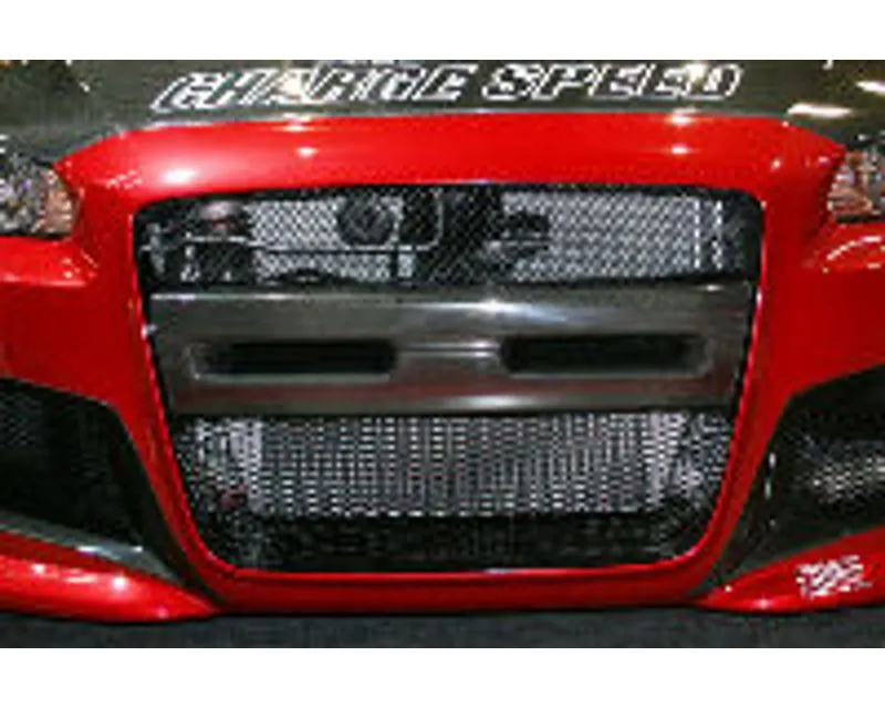 Charge Speed Carbon Type-1 Front Bumper Center Garnish Mitsubishi Lancer Evo X 2008-2017 - BCML08-CS427BCGCS