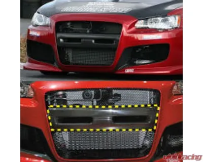 Charge Speed Carbon Type-1 Front Bumper Center Garnish Mitsubishi Lancer Evo X 2008-2017 - BCML08-CS427BCGCS