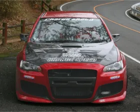 Charge Speed FRP Type-1 Front Bumper Mitsubishi Lancer Evo X 2008-2017