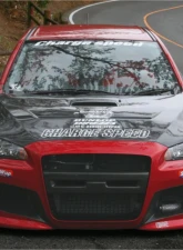 Charge Speed FRP Type-1 Front Bumper Mitsubishi Lancer Evo X 2008-2017                                     - BCML08-CS427FB1 - Image 3