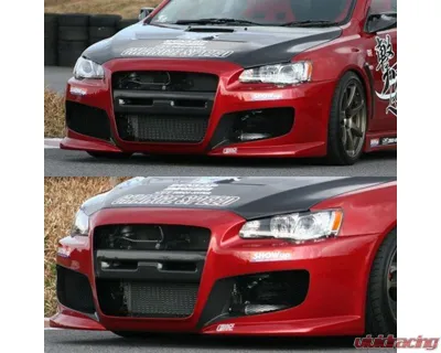 Charge Speed FRP Type-1 Front Bumper Mitsubishi Lancer Evo X 2008-2017 - BCML08-CS427FB1