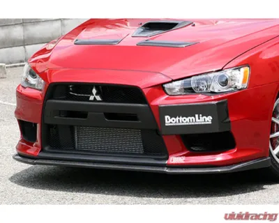 Charge Speed Bottom Line Carbon Type-1 Front Lip Mitsubishi Lancer Evo X 2008-2017 - BCML08-CS427FL1C