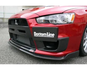 Charge Speed Bottom Line Carbon Type-2 Front Lip Mitsubishi Lancer Evo X 2008-2017