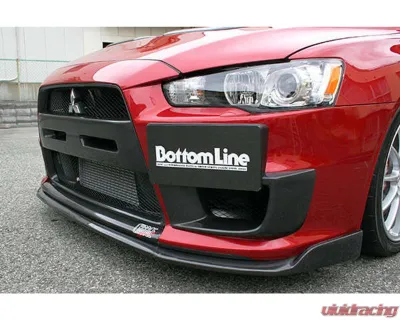 Charge Speed Bottom Line FRP Type-2 Front Lip Mitsubishi Lancer Evo X 2008-2017 - BCML08-CS427FL2F