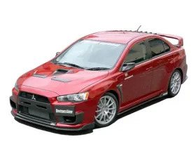 Charge Speed Bottom Line Carbon Full Lip Kit 5PCS Mitsubishi Lancer Evo X 2008-2010