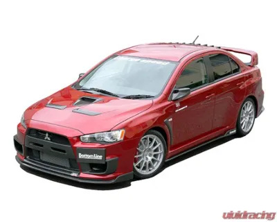 Charge Speed Bottom Line Carbon Full Lip Kit 5PCS Mitsubishi Lancer Evo X 2008-2010 - BCML08-CS427FLK2C
