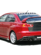 Charge Speed Bottom Line Carbon Full Lip Kit 5PCS Mitsubishi Lancer Evo X 2008-2010                                     - BCML08-CS427FLK2C - Image 2