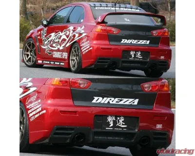 Charge Speed FRP Type-1 Rear Bumper Mitsubishi Lancer Evo X 2008-2017 - BCML08-CS427RB1