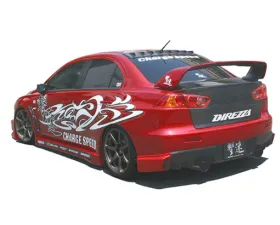 Charge Speed FRP Type-1 Rear Caps Mitsubishi Lancer Evo X 2008-2017