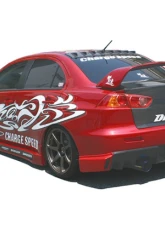 Charge Speed FRP Type-1 Rear Caps Mitsubishi Lancer Evo X 2008-2017                                     - BCML08-CS427RC1 - Image 2