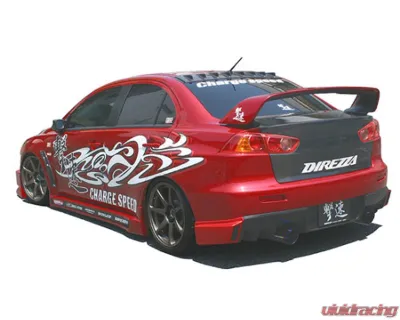 Charge Speed FRP Type-1 Rear Caps Mitsubishi Lancer Evo X 2008-2017 - BCML08-CS427RC1