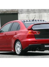 Charge Speed Bottom Line FRP Rear Caps Mitsubishi Lancer Evo X 2008-2017                                     - BCML08-CS427RC1F - Image 4