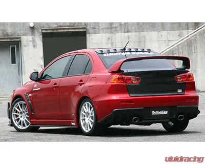 Charge Speed Bottom Line FRP Rear Caps Mitsubishi Lancer Evo X 2008-2017 - BCML08-CS427RC1F